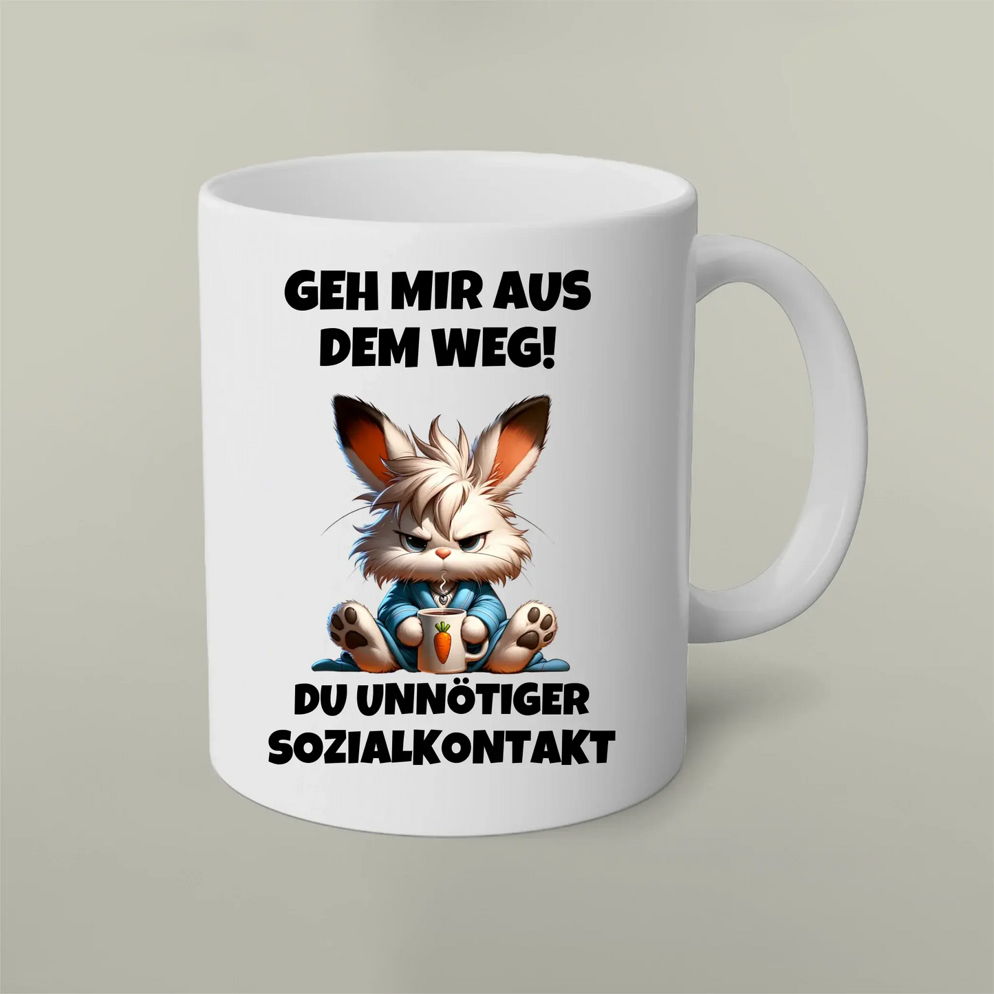 Tasse Unnötiger Sozialkontakt 2 Artifey