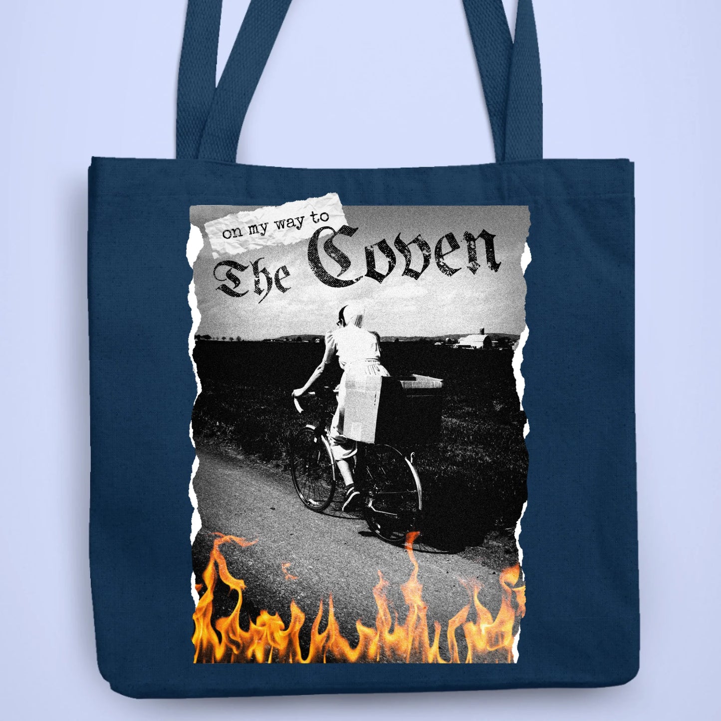 Personalisierbare Tragetasche On My Way To The Coven