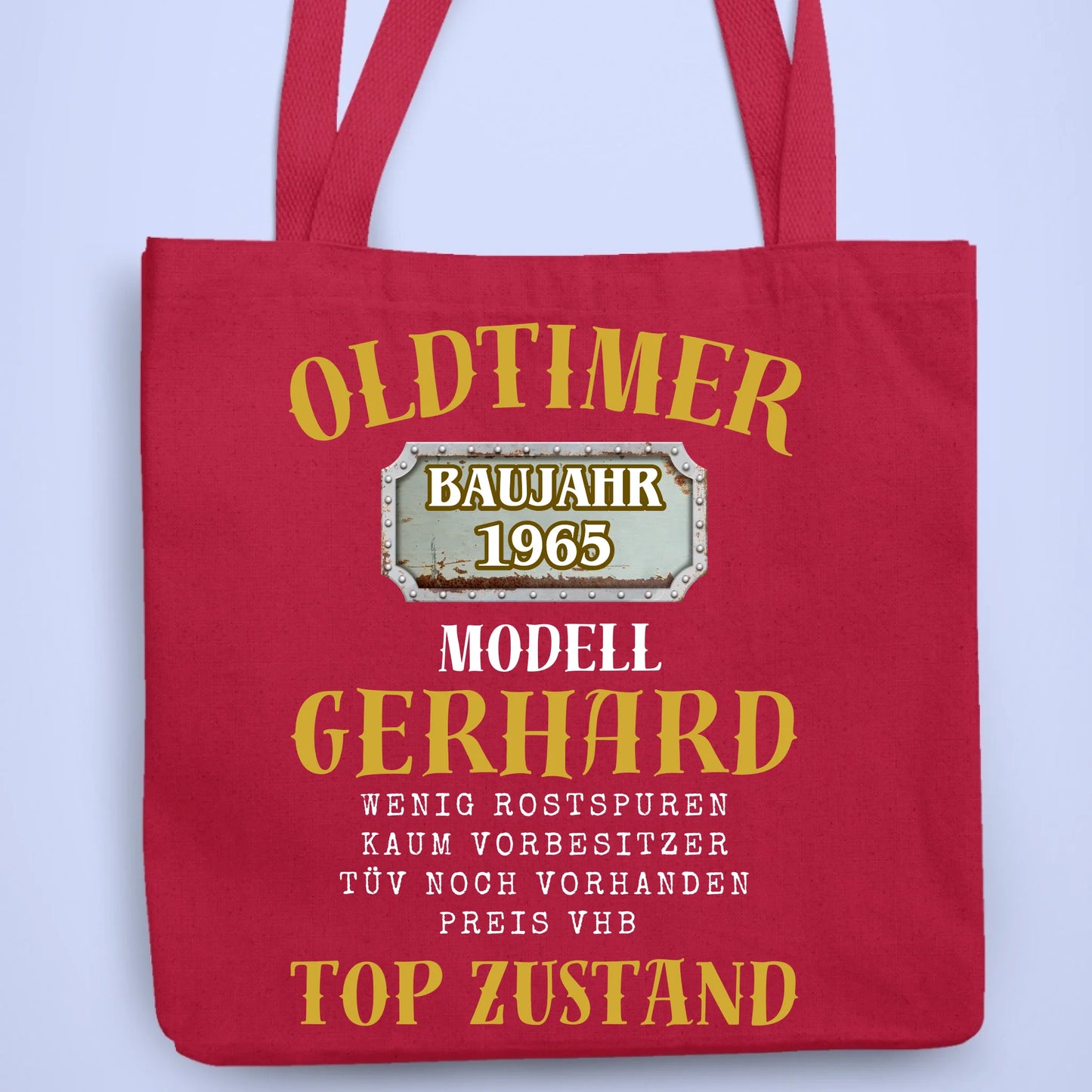 Personalisierbare Tasche Oldtimer