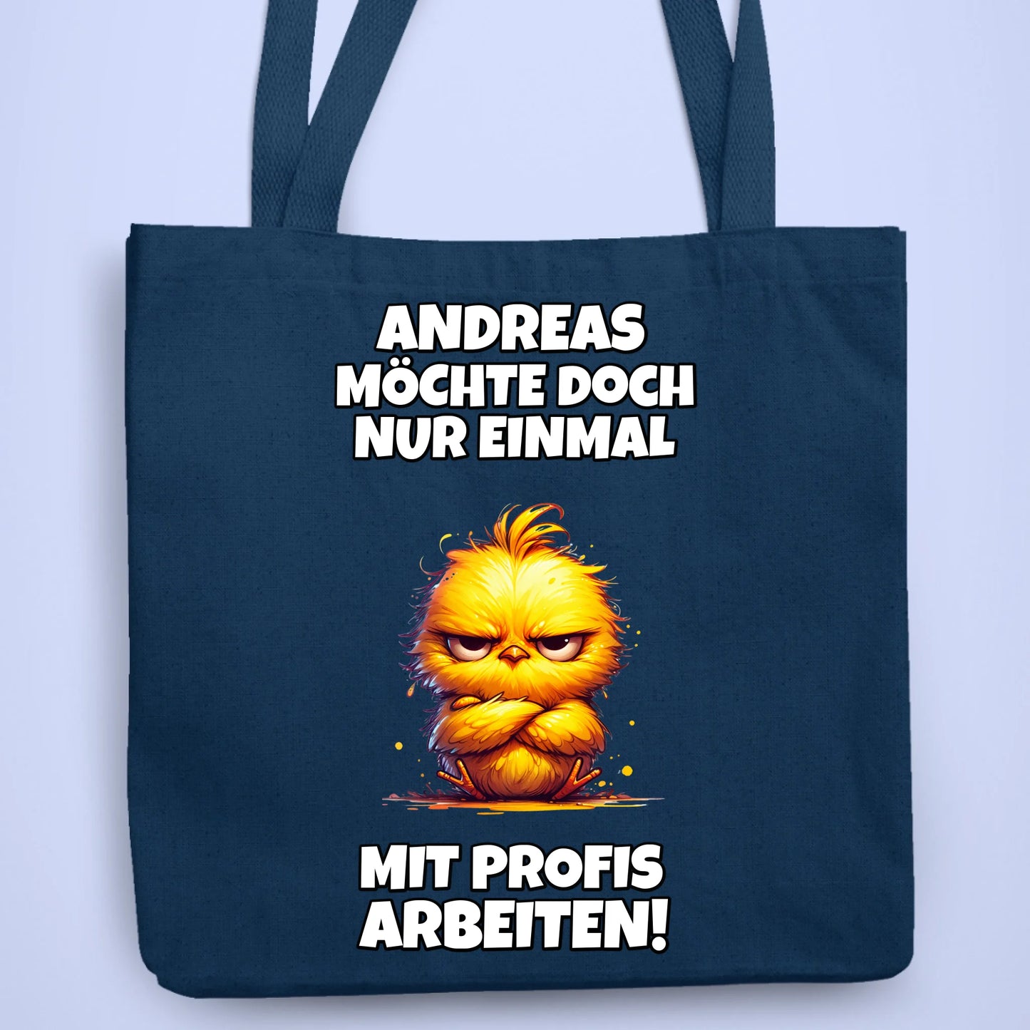 Personalisierbare Tasche Einmal mit Profis