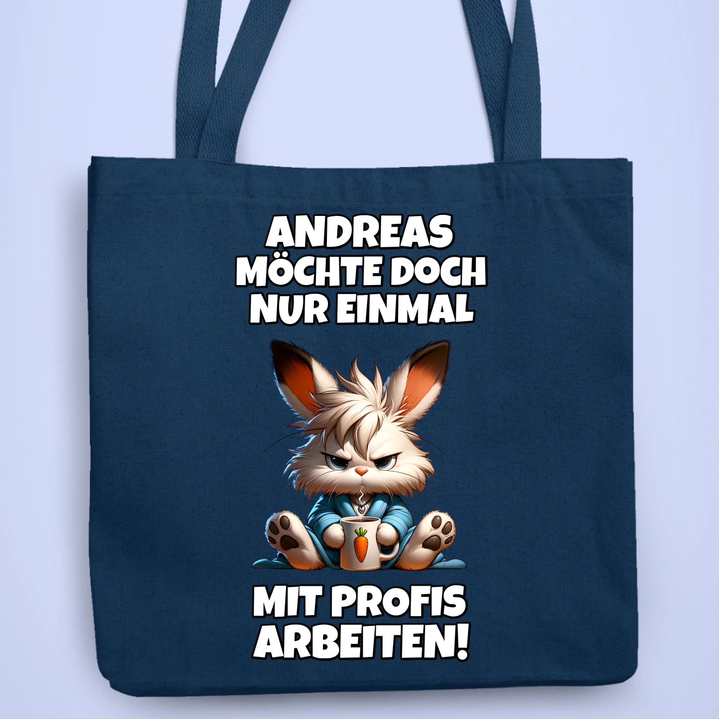 Personalisierbare Tasche Einmal mit Profis Kaffee