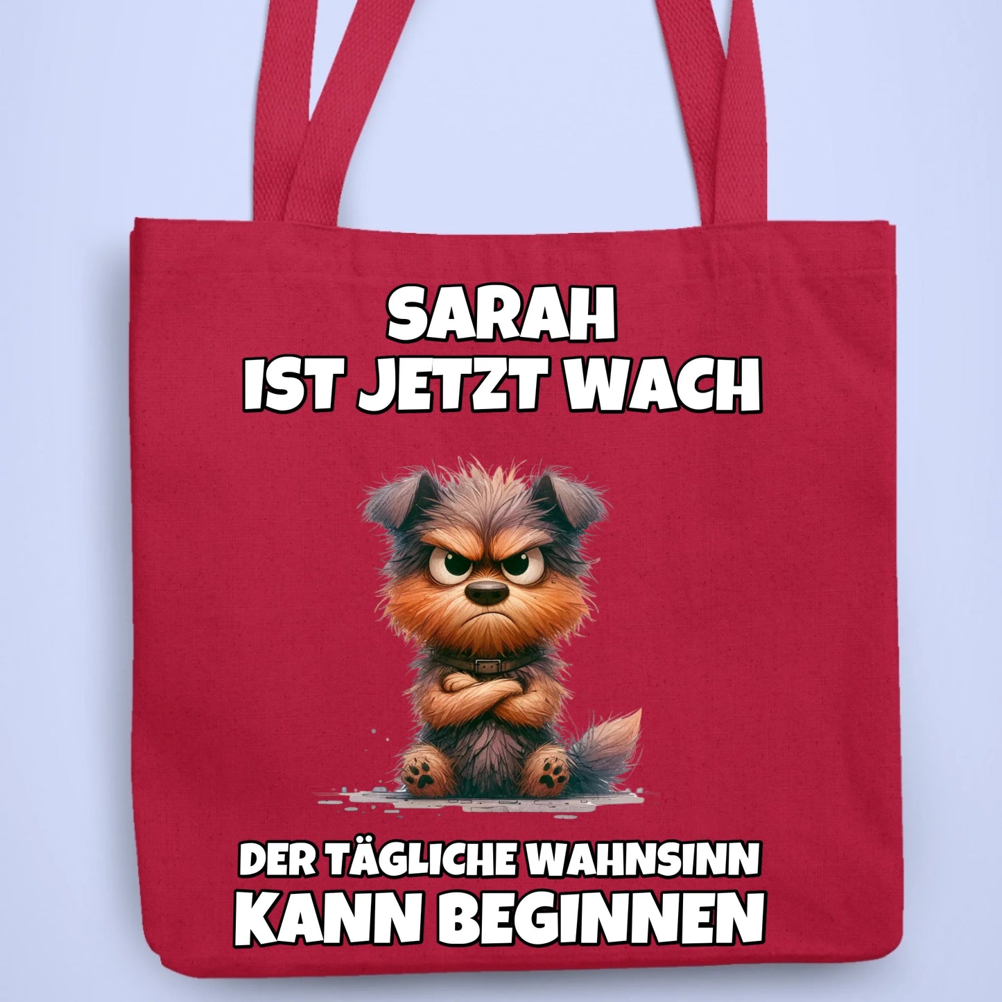 Personalisierbare Tasche Ist Jetzt Wach