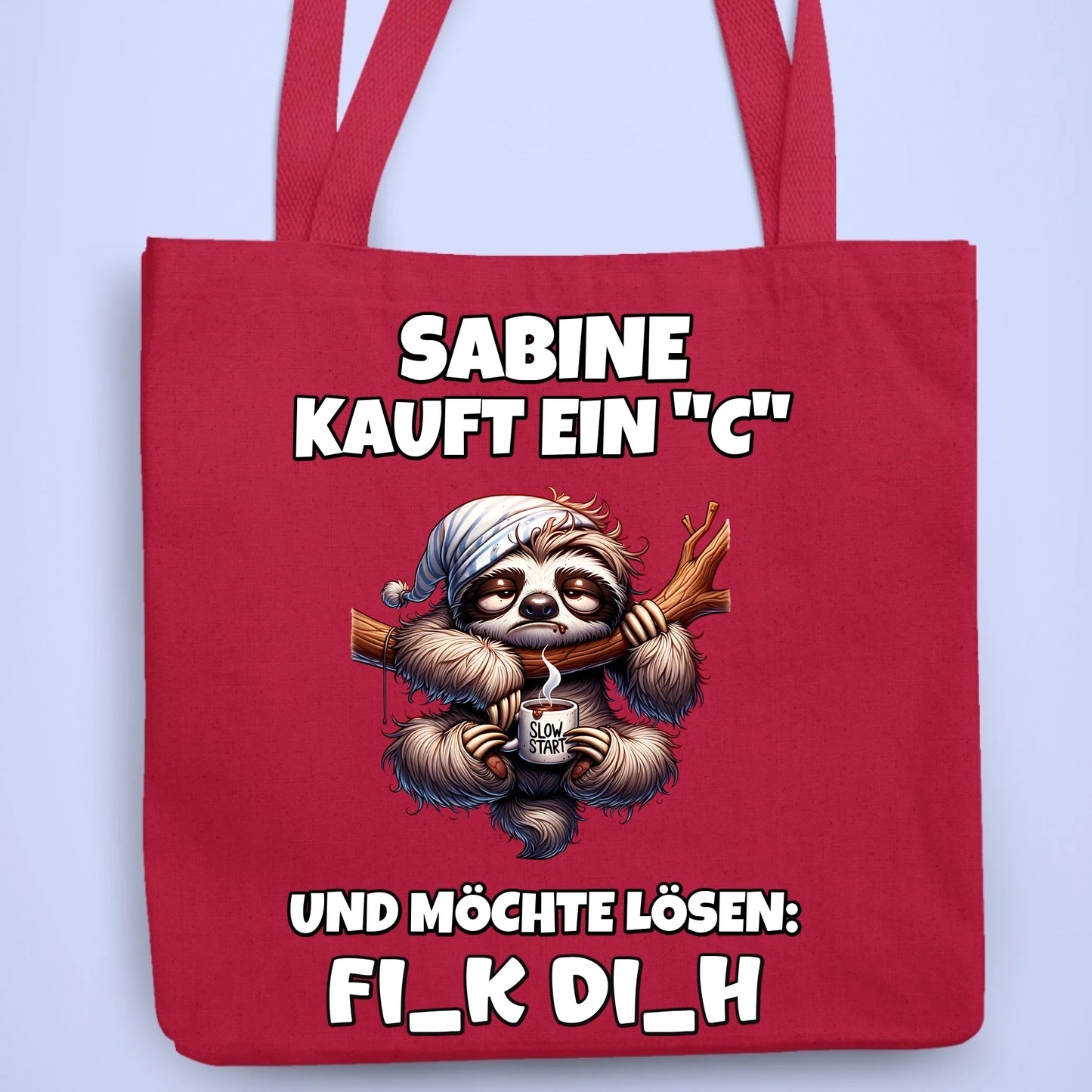 Personalisierbare Tasche Ich kaufe ein "C" Kaffee