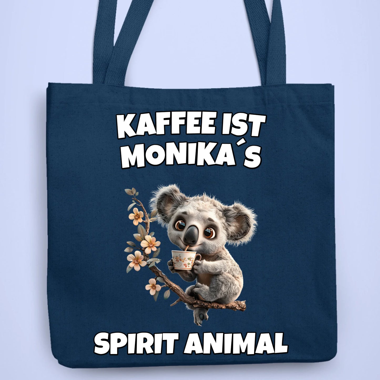 Personalisierbare Tasche Spirit Animal Kaffee