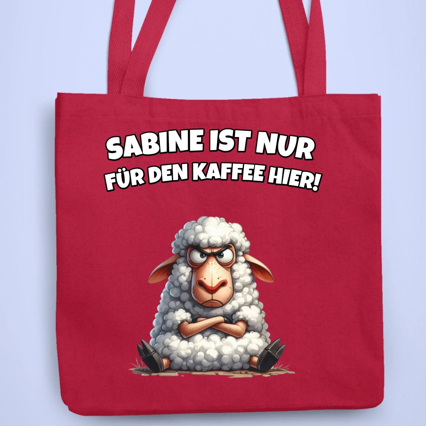 Personalisierbare Tasche Nur für Kaffee hier