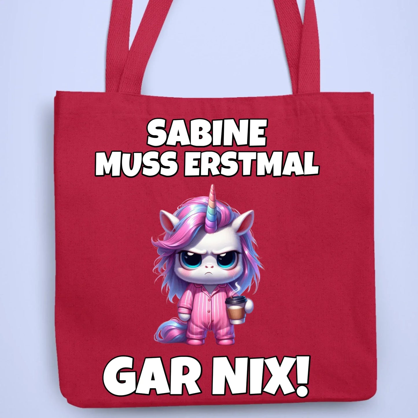 Personalisierbare Tasche Gar Nix Kaffee