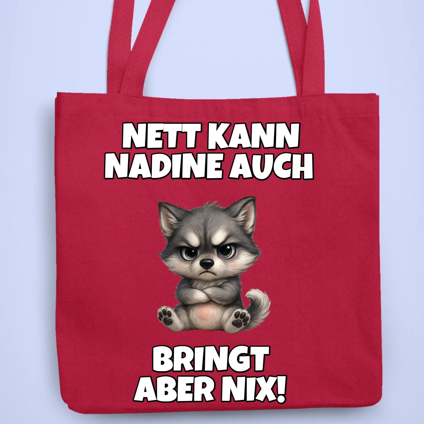 Personalisierbare Tasche Bringt Nix
