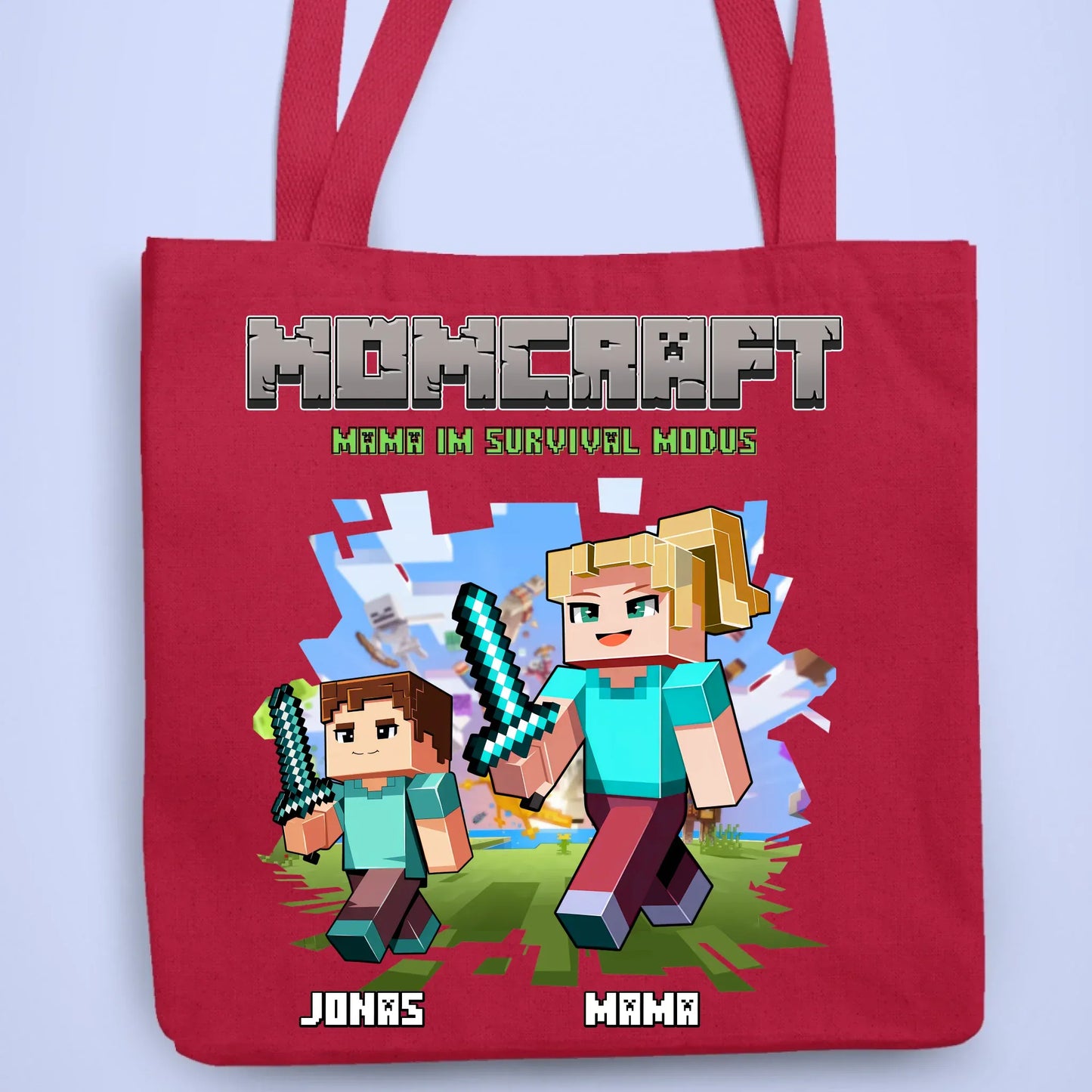 Personalisierbare Tasche Momcraft
