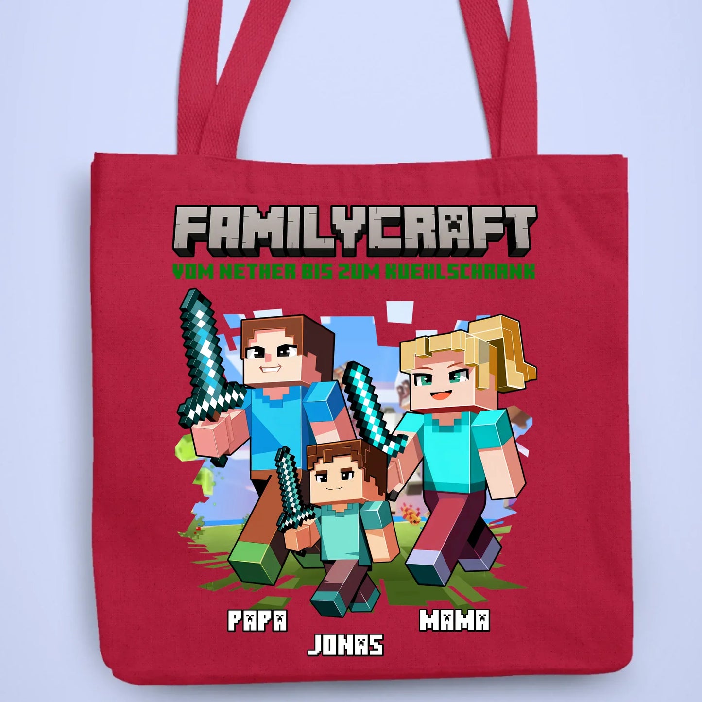 Personalisierbare Tasche Familycraft