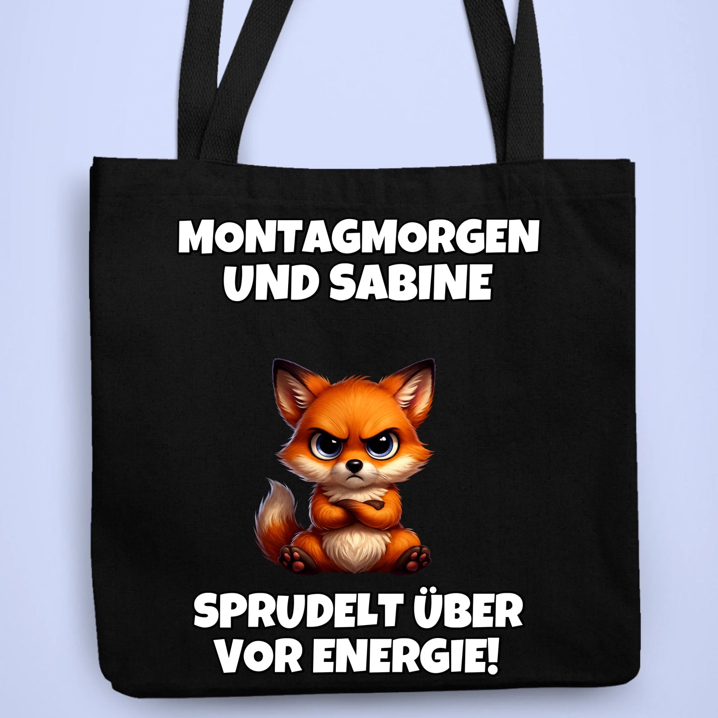 Personalisierbare Tasche Montagmorgen