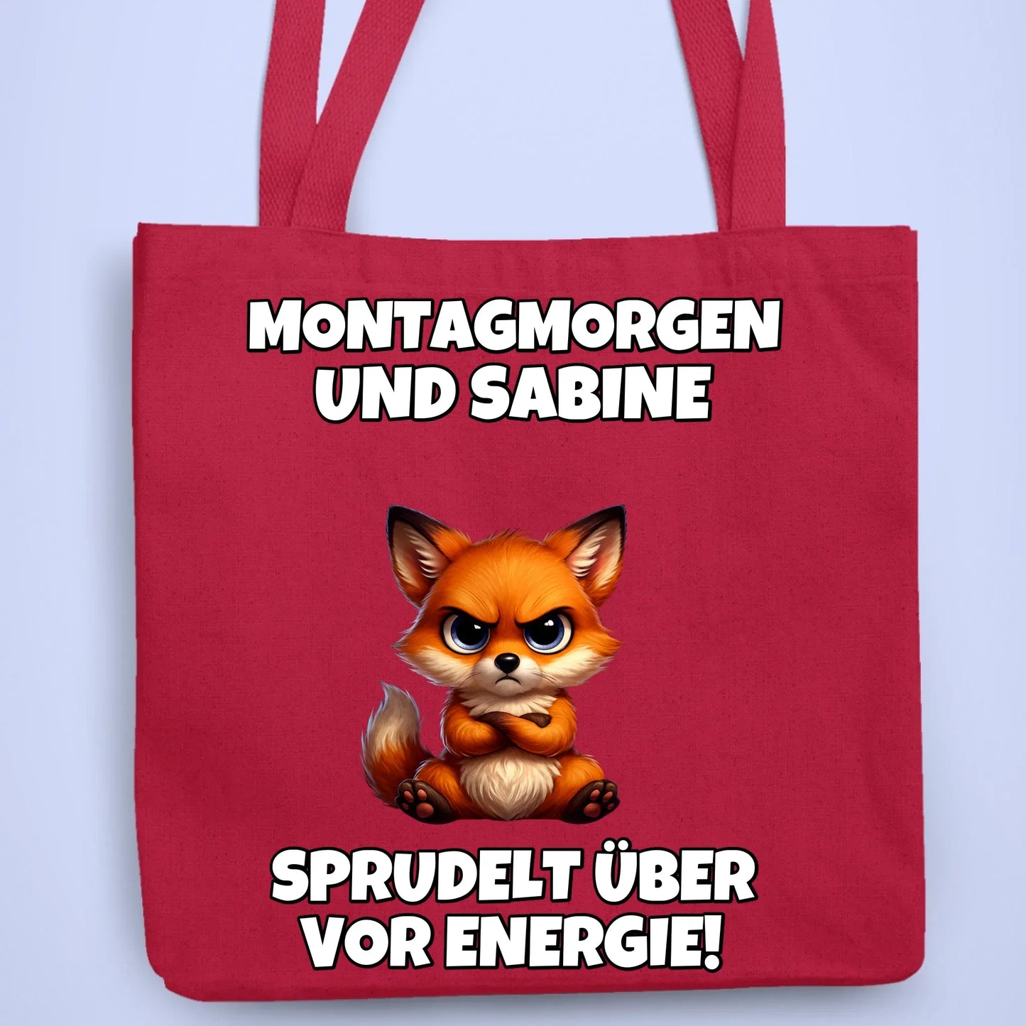 Personalisierbare Tasche Montagmorgen