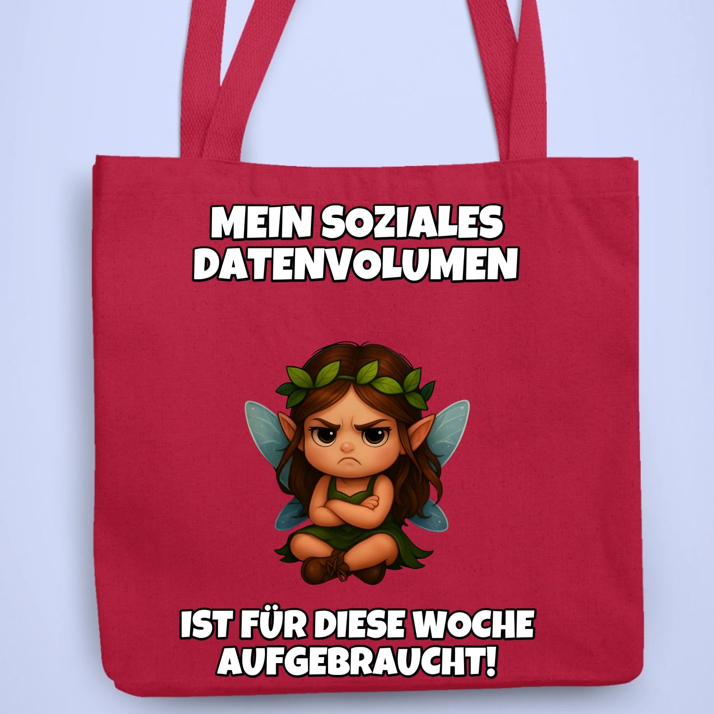 Tasche Soziales Datenvolumen