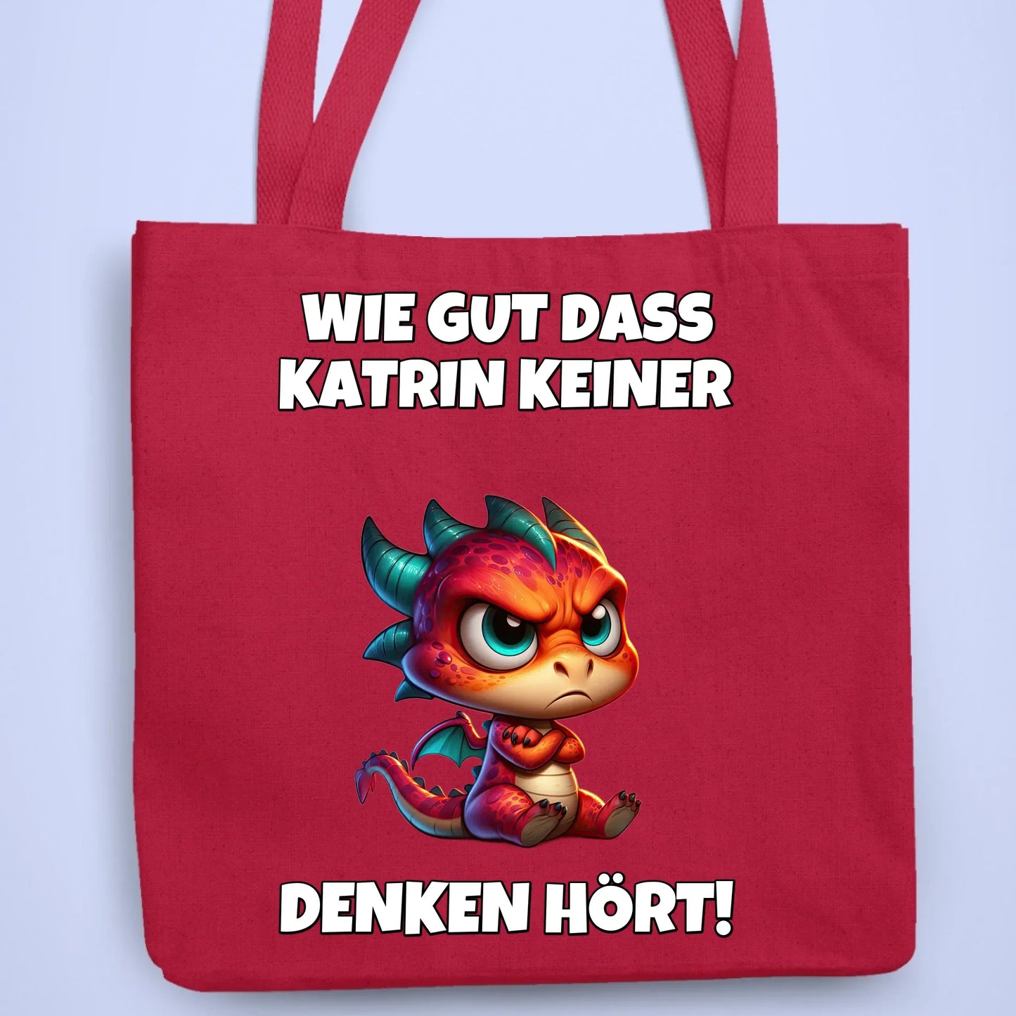 Personalisierbare Tasche Keiner Denken Hört
