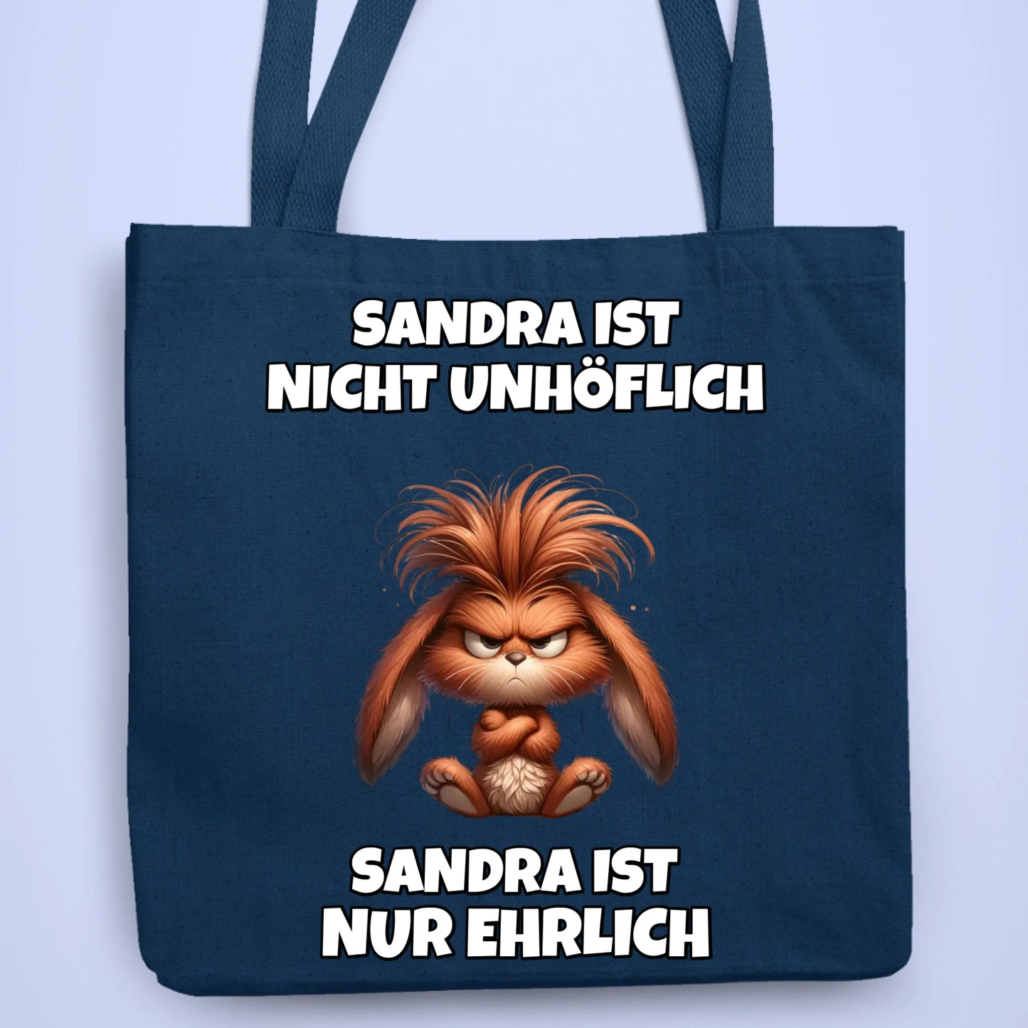 Personalisierbare Tasche Unhöflich