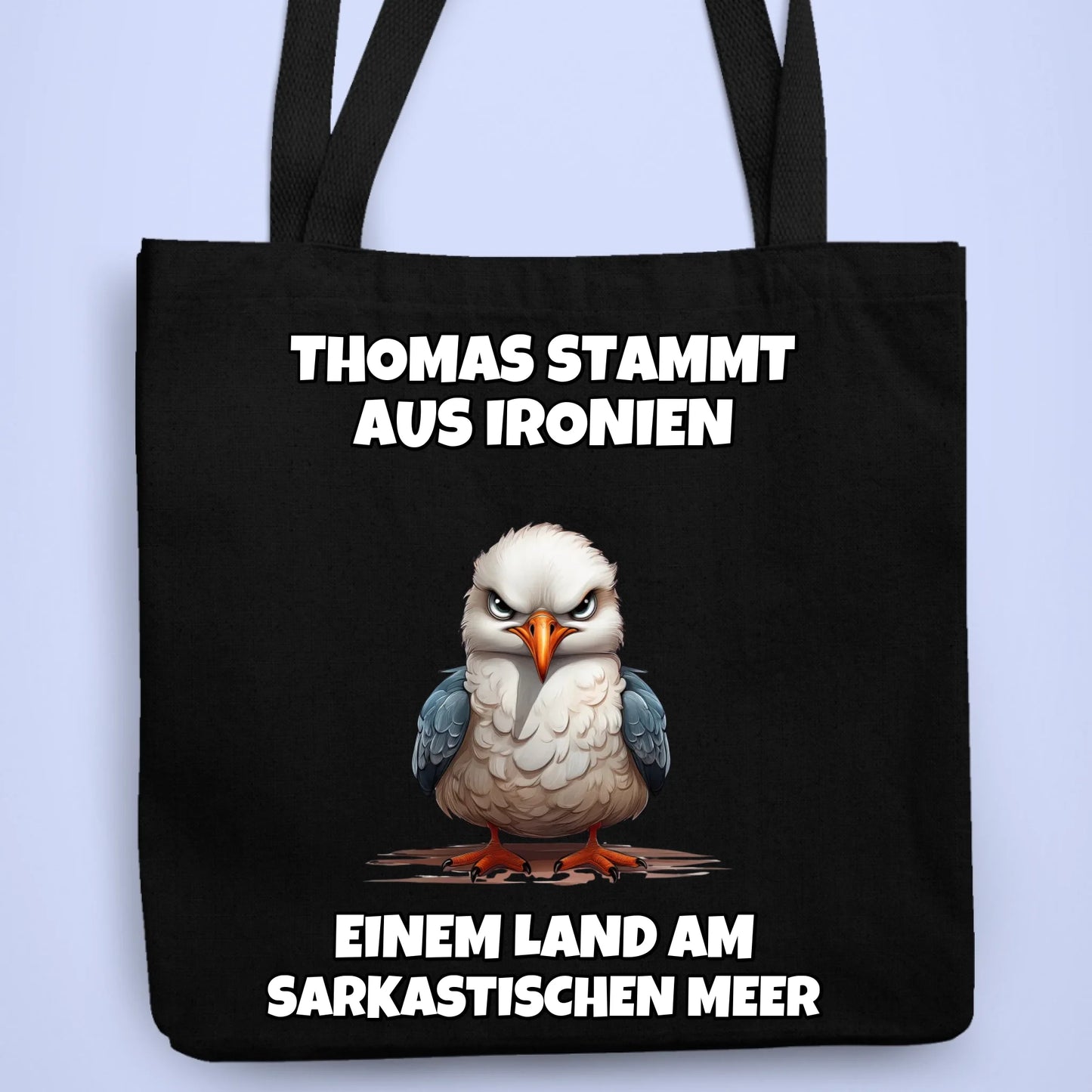 Personalisierbare Tasche Ironien