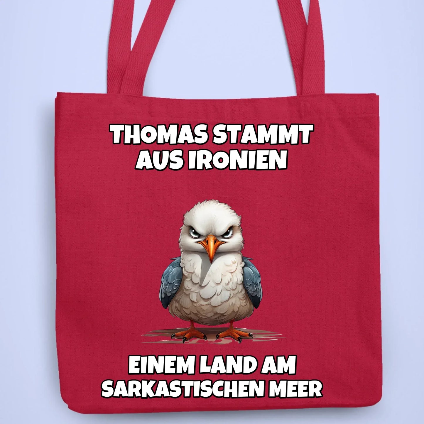Personalisierbare Tasche Ironien