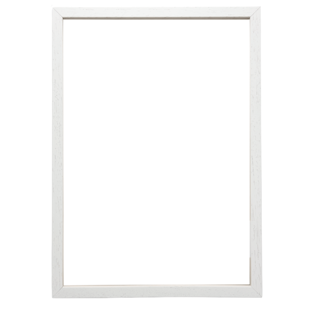 Echtholzbilderrahmen Weiß DIN A3