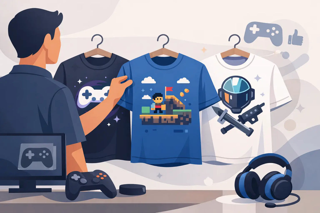 Shirt mit Gaming Motiv richtig auswählen