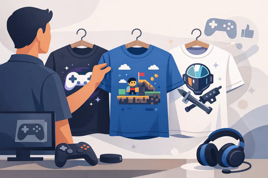 Shirt mit Gaming Motiv richtig auswählen