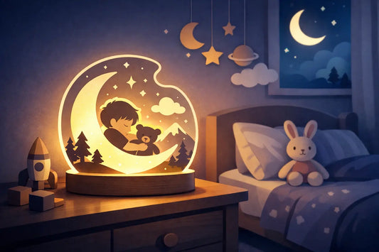 Nachtlicht personalisiert fürs Kinderzimmer