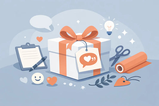 Geschenk mit Spruch gestalten - so wirkt es
