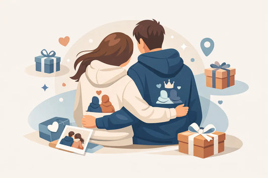 Hoodie personalisiert Paar - die beste Geschenkidee