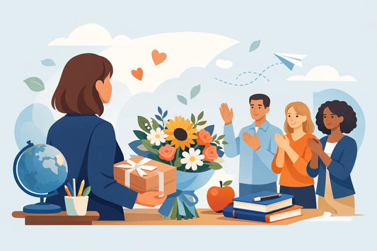 Lehrergeschenk Abschied: Persönlich Danke sagen