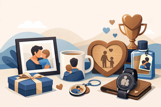 Personalisierte Vatertagsgeschenke mit Herz