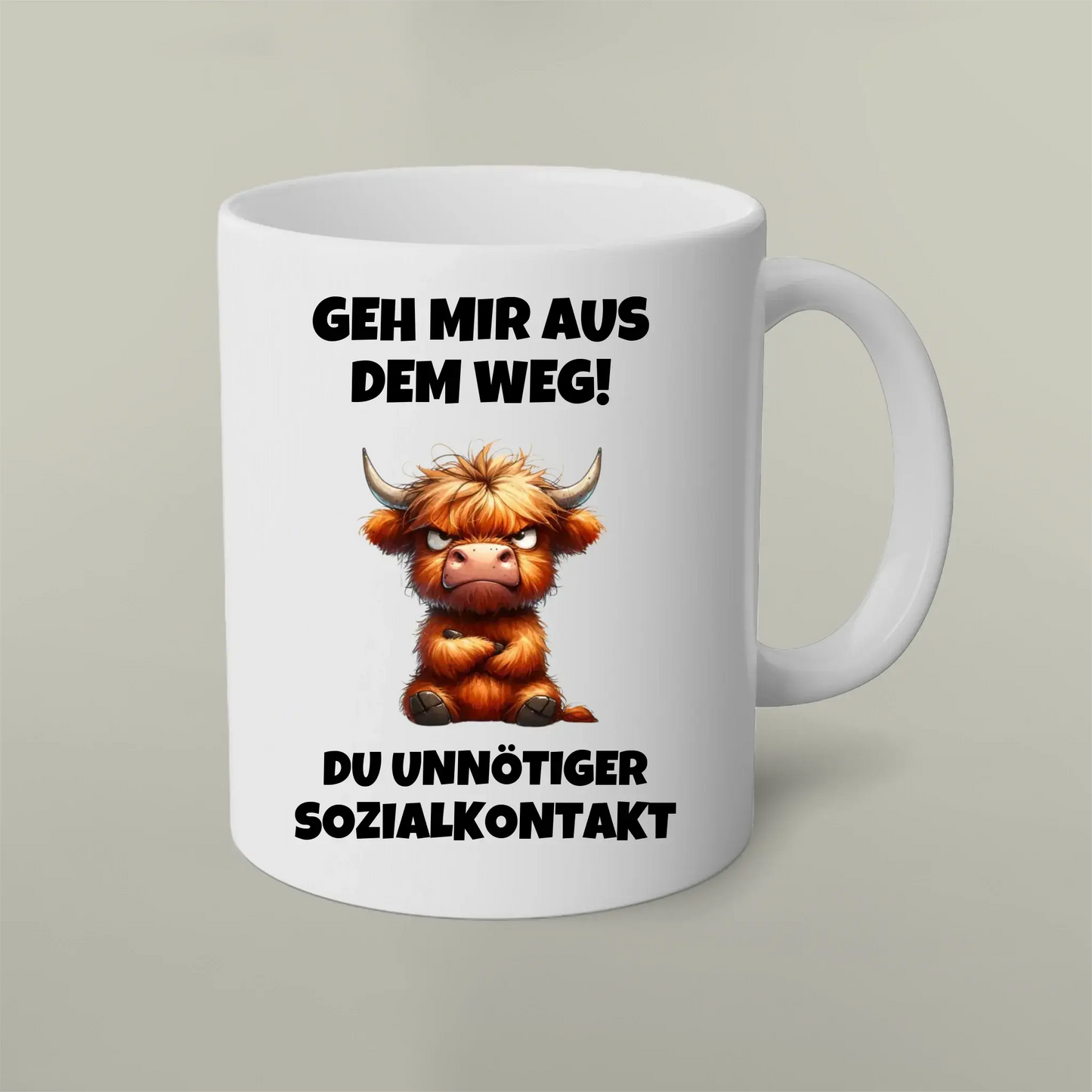 Tasse Unnötiger Sozialkontakt Artifey