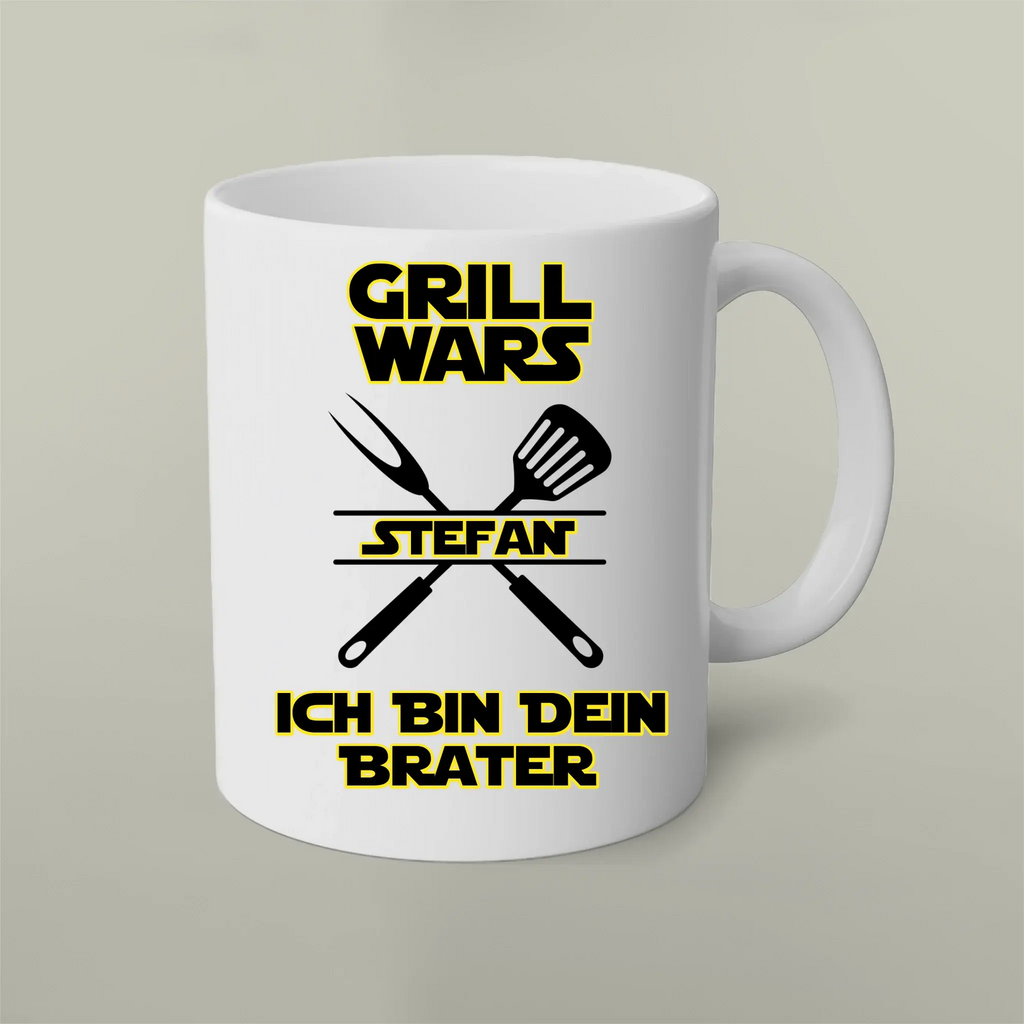 Personalisierbarer Tasse Grill Wars Artifey