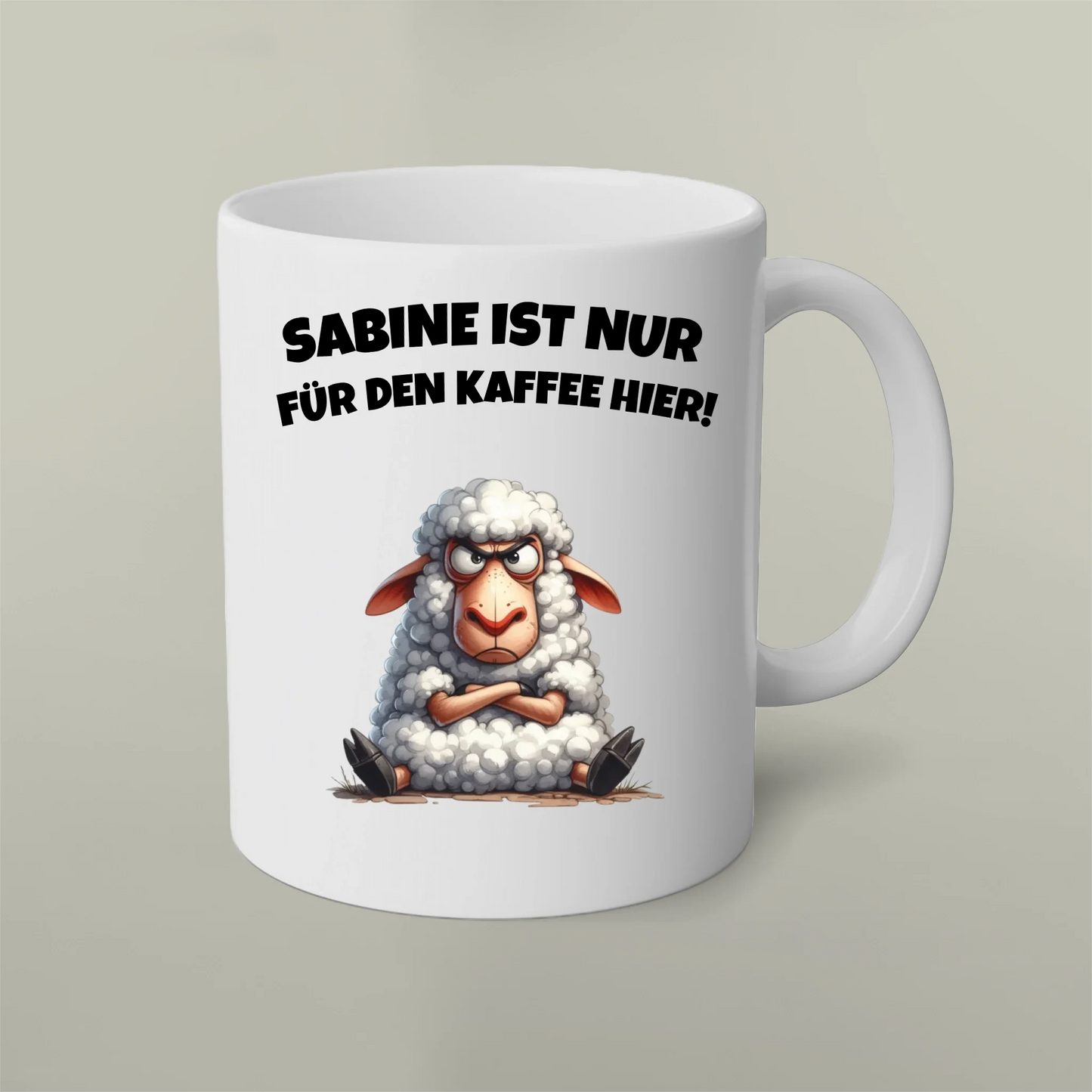 Personalisierbare Tasse Nur für Kaffee hier Artifey