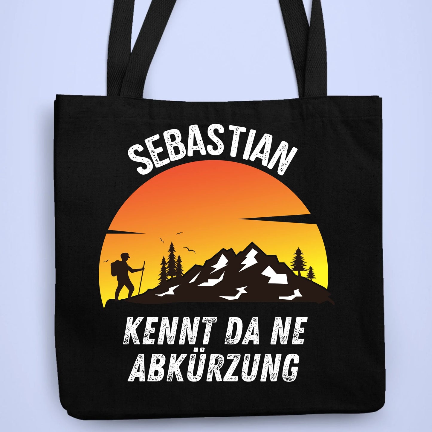 Personalisierbare Tragetasche Kennt da ne Abkürzung