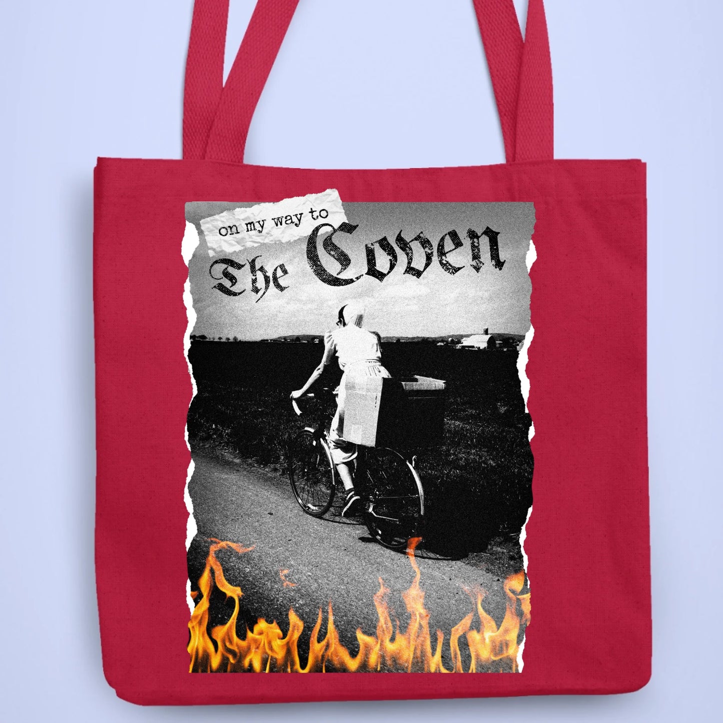 Personalisierbare Tragetasche On My Way To The Coven