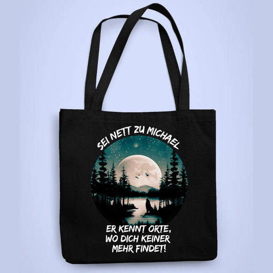 Personalisierbare Tasche Sei Nett Zu...Mond