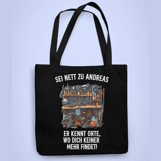 Personalisierbare Tasche Sei Nett Zu...Werkstatt