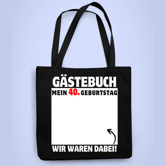Personalisierbare Tasche Gästebuch