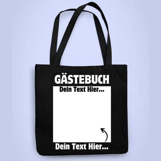 Personalisierbare Tasche Gästebuch 2