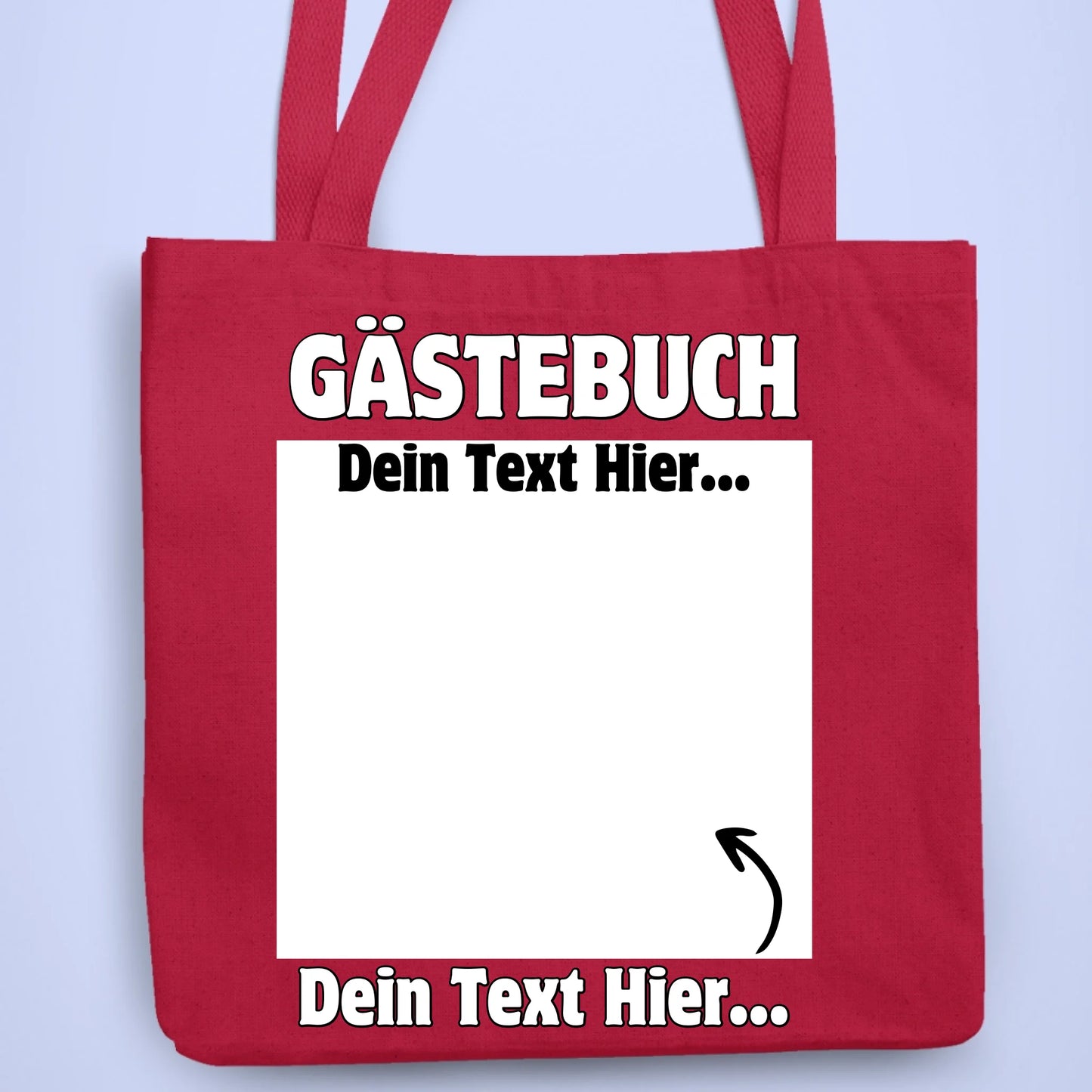 Personalisierbare Tasche Gästebuch 2