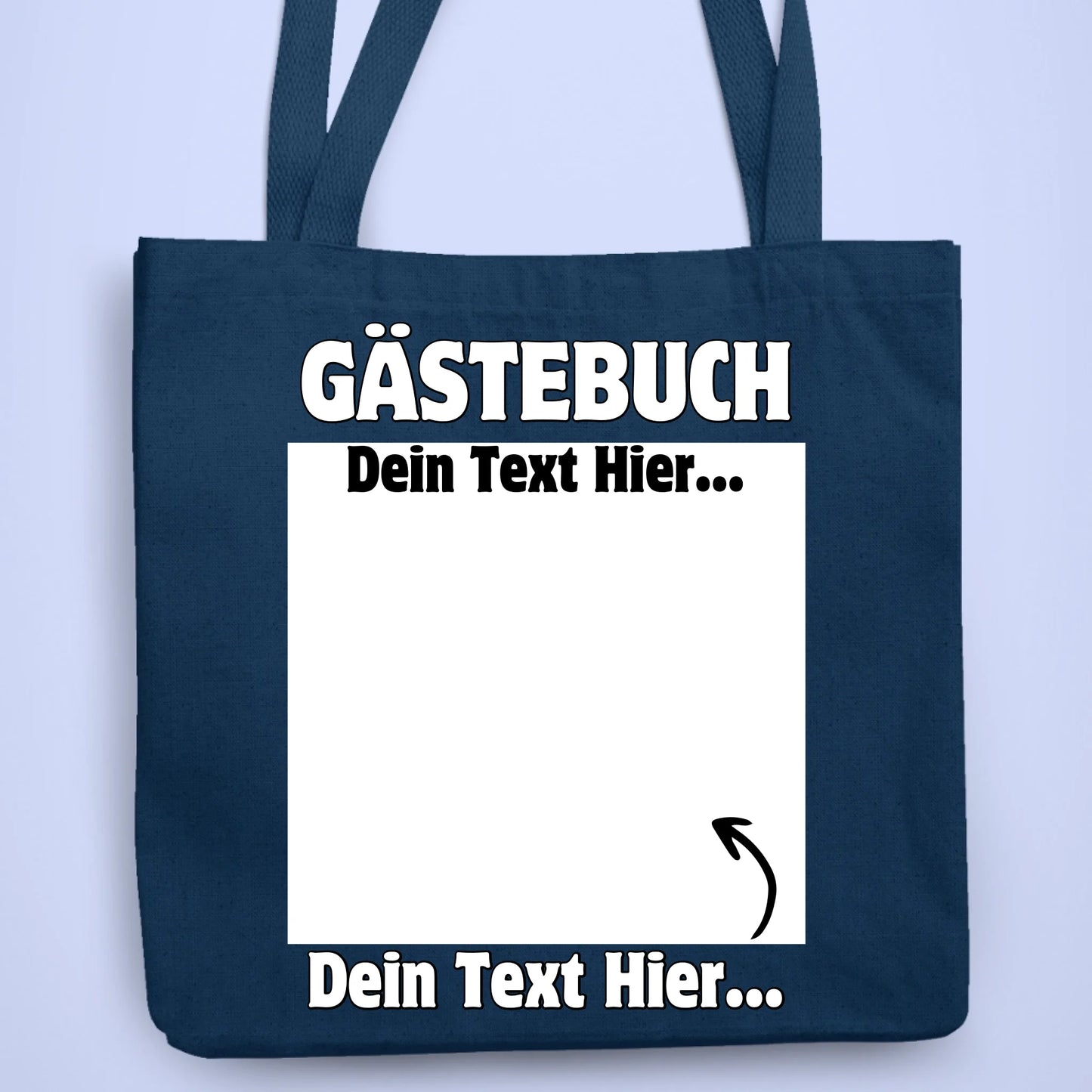 Personalisierbare Tasche Gästebuch 2