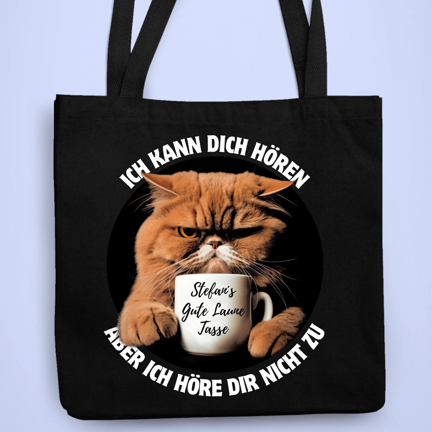Personalisierbare Tasche Grumpy Cat
