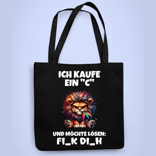Tasche Ich kaufe ein "C"