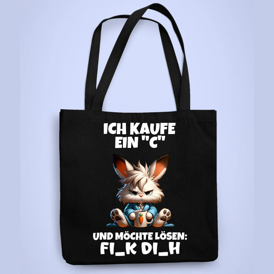 Tasche Ich kaufe ein "C" Kaffee