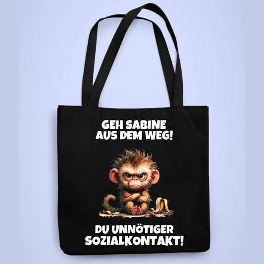 Personalisierbare Tasche Sozialkontakt