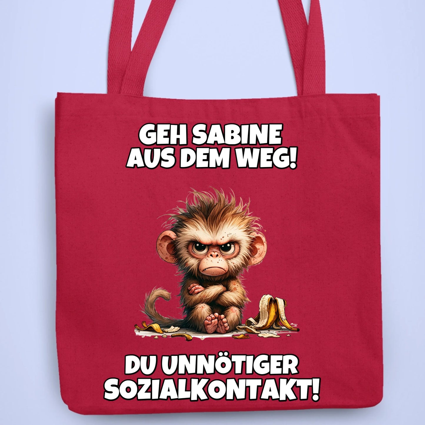 Personalisierbare Tasche Sozialkontakt
