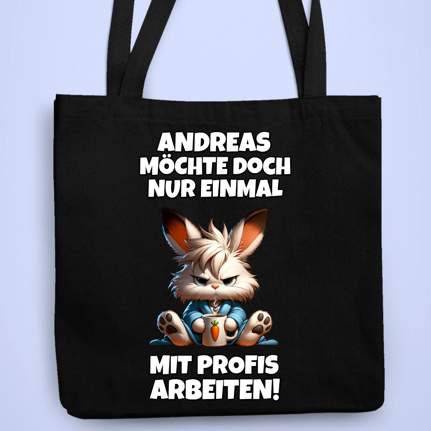 Personalisierbare Tasche Einmal mit Profis Kaffee