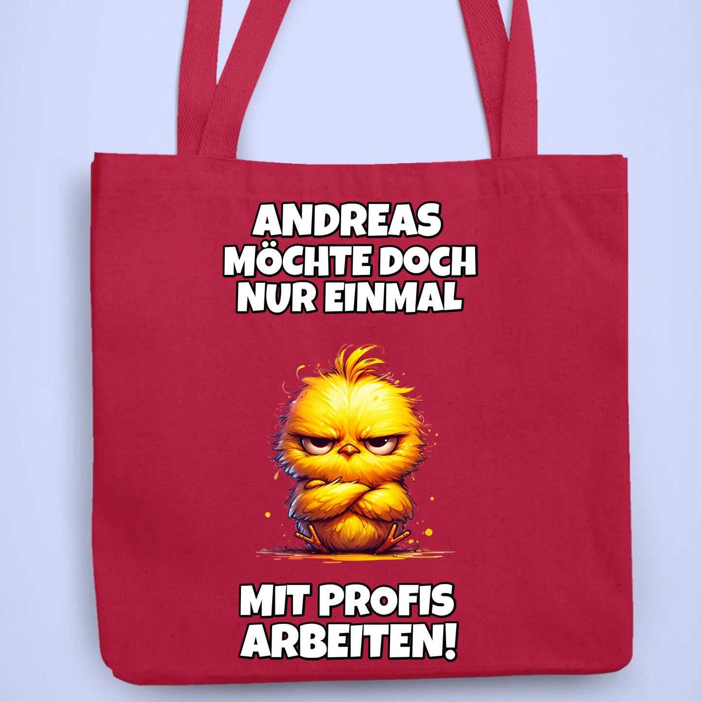 Personalisierbare Tasche Einmal mit Profis