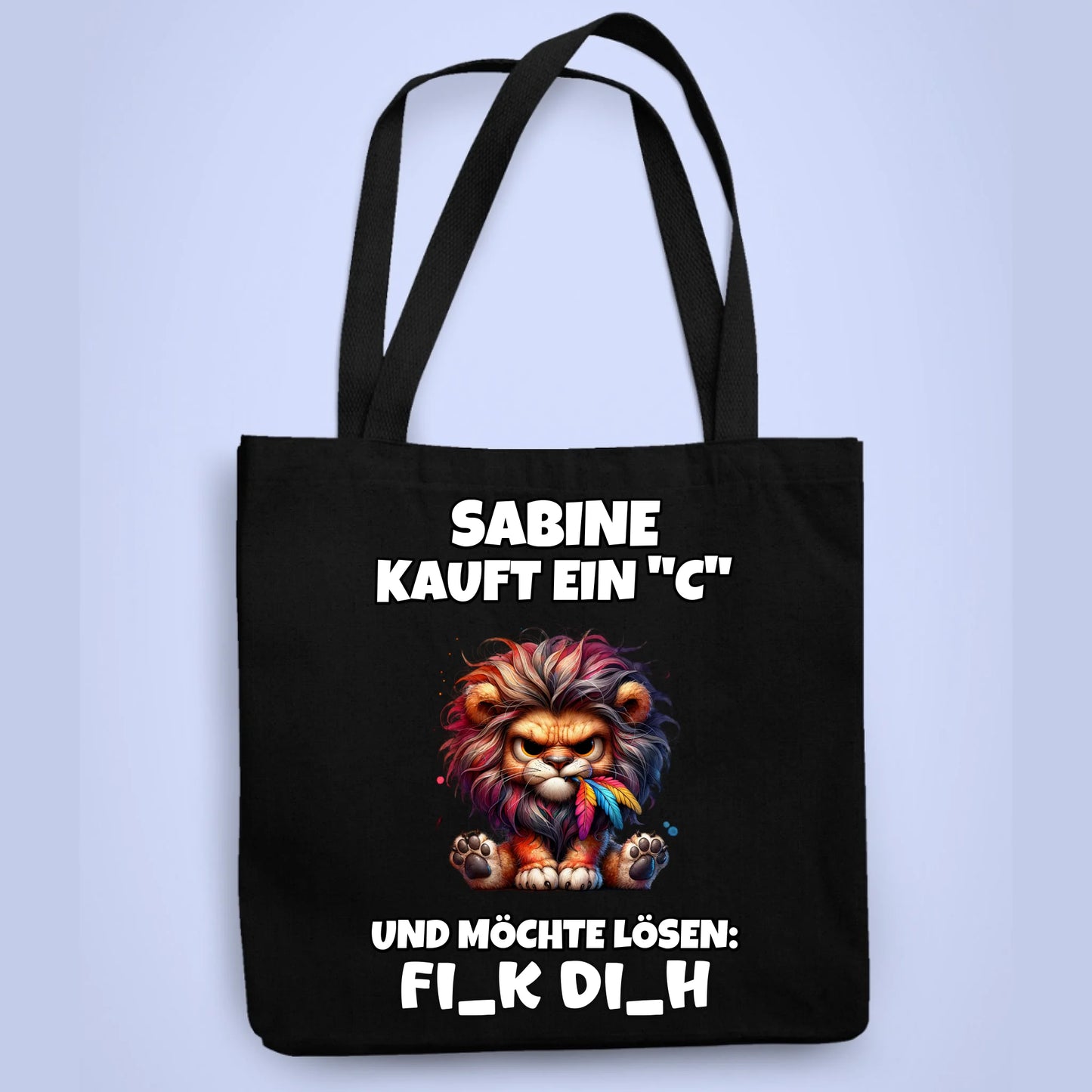 Personalisierbare Tasche Ich kaufe ein "C"