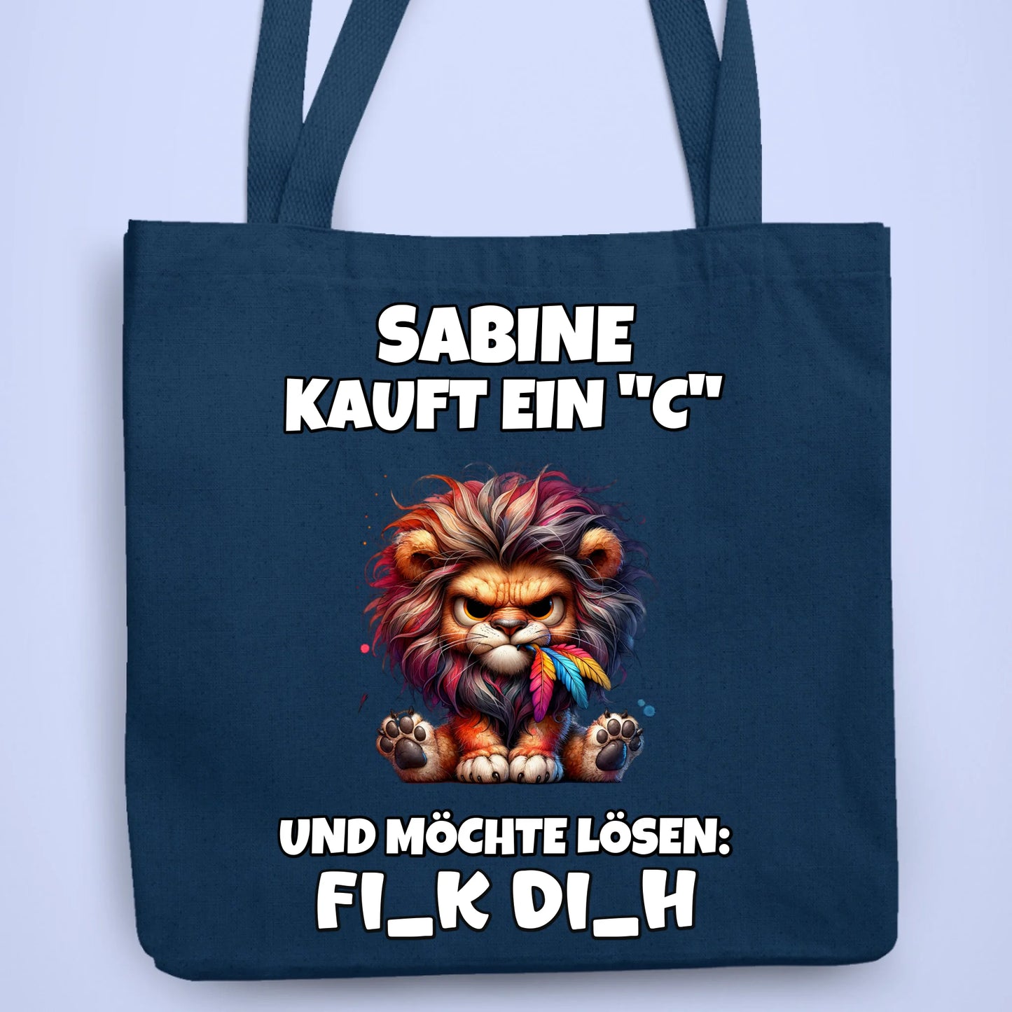 Personalisierbare Tasche Ich kaufe ein "C"