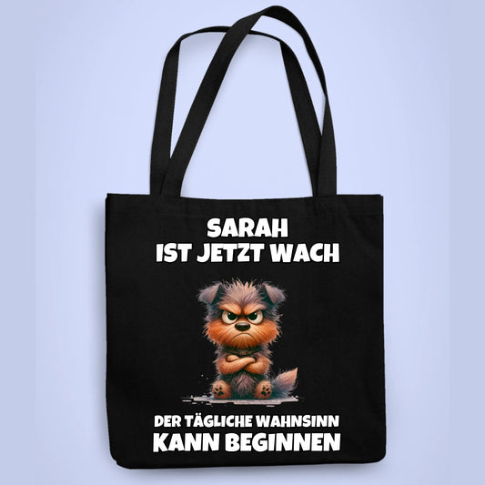 Personalisierbare Tasche Ist Jetzt Wach