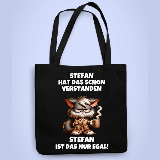 Personalisierbare Tasche Nah am Mittelfinger Kaffee